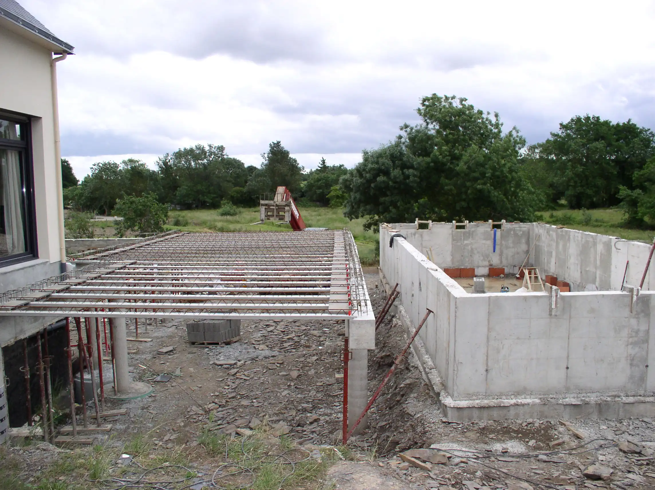 Réalisation piscine, Vermeulen Maçonnerie, maçonnerie à Les Alleuds-Brissac-Quince